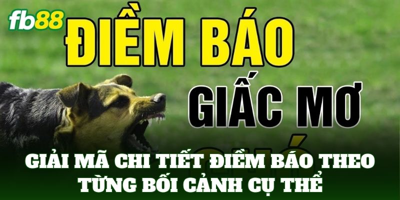 Nằm Mơ Thấy Chó Cắn - Giải Mã Điềm Báo Và Con Số Chuẩn 100% 2 Giải mã chi tiết điềm báo theo từng bối cảnh cụ thể