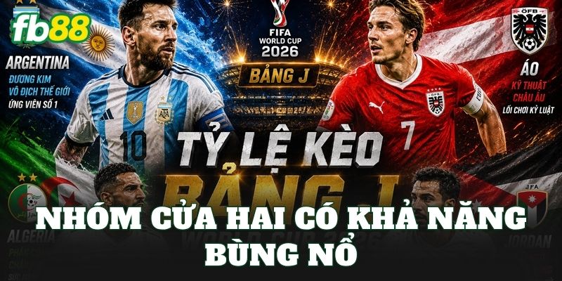 Phân Tích Tỷ Lệ Cược World Cup 2026: Góc Nhìn Dữ Liệu FB88 2 Nhóm cửa hai có khả năng bùng nổ