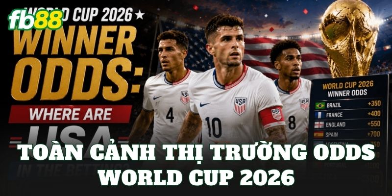 Cập Nhật Odds World Cup 2026 Mới Nhất Từ Nhà Cái FB88 1 Toàn cảnh thị trường odds World Cup 2026