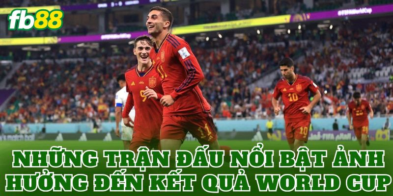 Kết Quả World Cup Mới Nhất Hôm Nay Cập Nhật FB88 2 Những trận đấu nổi bật ảnh hưởng đến kết quả World Cup