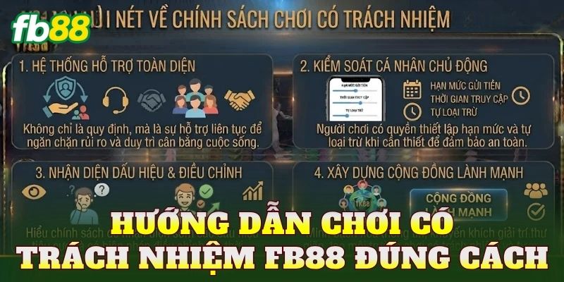 Chơi Có Trách Nhiệm FB88 2 Hướng dẫn chơi có trách nhiệm FB88 đúng cách