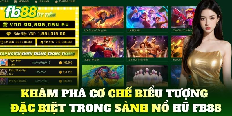 Nổ Hũ 4 Khám phá cơ chế biểu tượng đặc biệt trong sảnh Nổ Hũ FB88